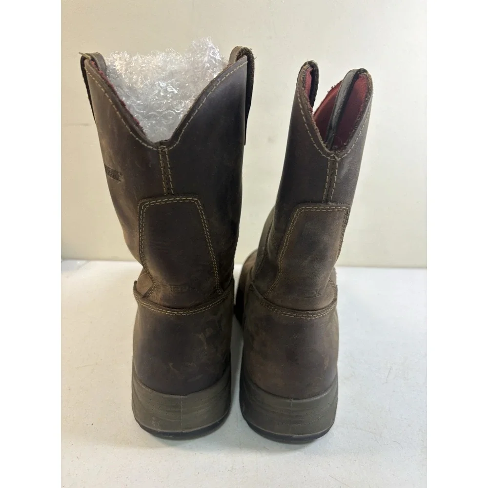 Wolverine Cabor Wellington Brown‎ Slip Resistant Boots W10319 Men's Size 14 EUC